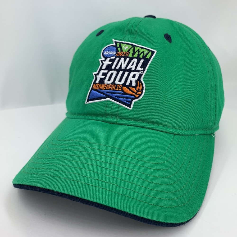 Final Four Hat NCAA 2019 Minneapolis, MN Green Adjustable OSFM Baseball Cap